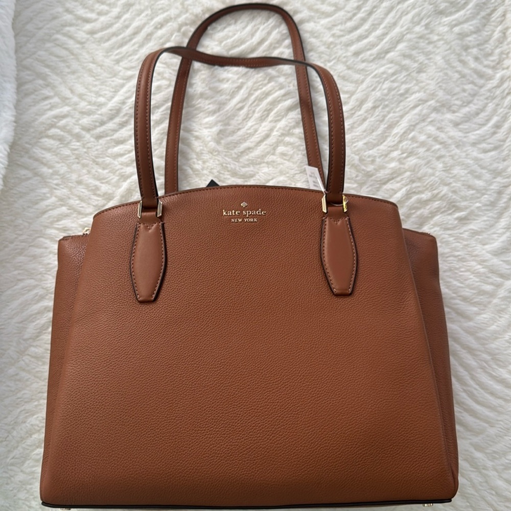 Kate Spade Monet Large Compartment Tote in Warm Gingerbread